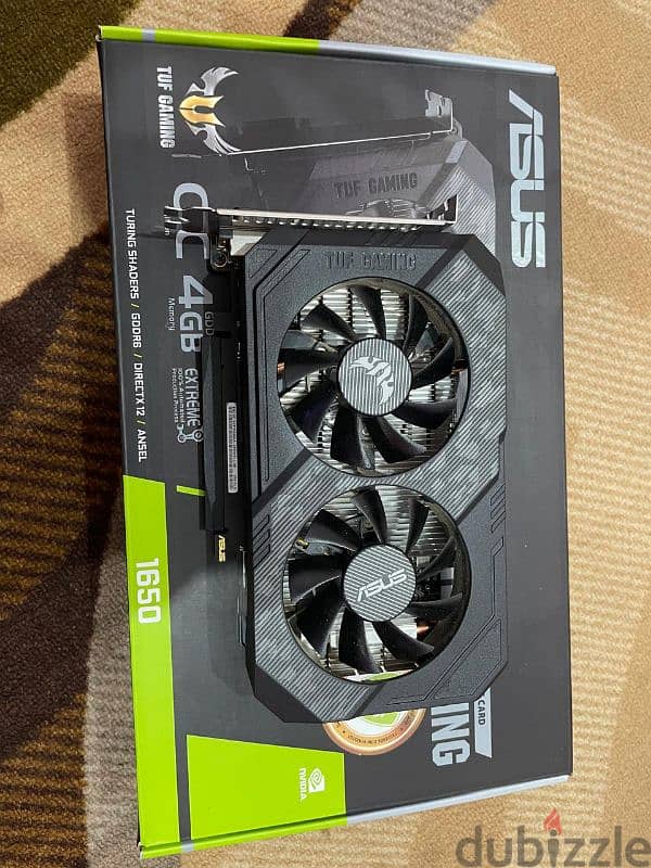 كارت شاشة 1650 GTX ASUS 4gb 1