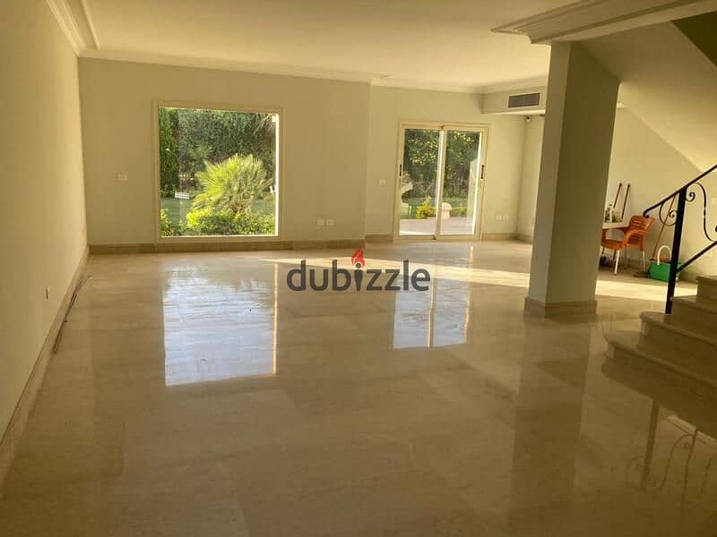 Villa for rent twin house 235m with kitchen and air conditioners view landscape in Greens Compound Sheikh Zayed next to Zayed Dunes and Zed Towers 0