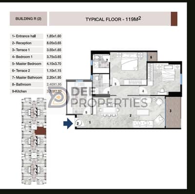 Apartment for sale, 119 m², in Sawary Compound, open view, fully finished. Inspect in person.