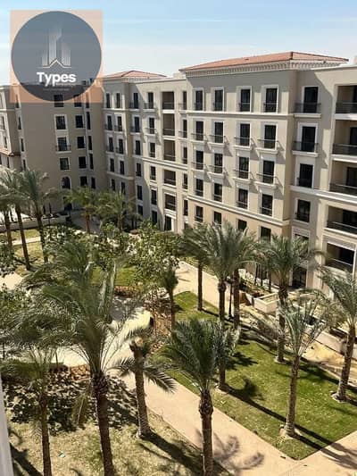 For sale apartment in Village West Compound Sheikh Zayed, received with air conditioners, ultra super deluxe, at the lowest price in the village west