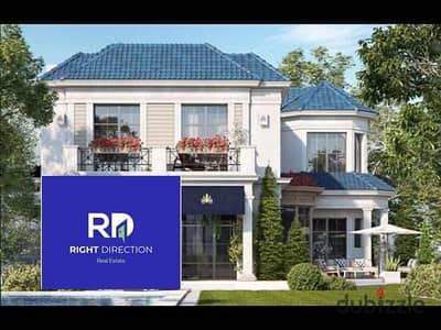 I villa roof phase river for sale prime Location Lowest price in Aliva Mountain view  Mostakbal city resale in installments