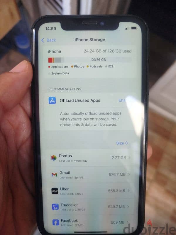 iphone XR black battery 82% 128GB 4