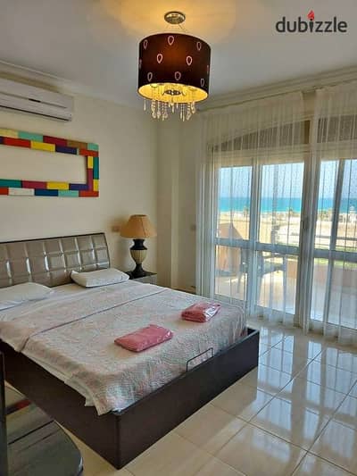 chalet full sea view 108m at telal ain sokhna 10 years installments