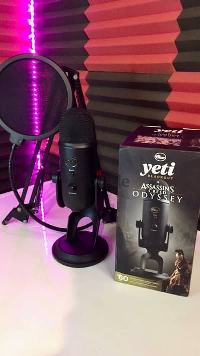 مايكروفون بلو يتي الاحترافي Mic Blue Yeti (بالاستاند)