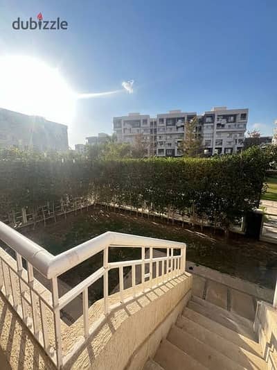 For sale in madinaty with special price apartment 136m with garden ready to move garden view