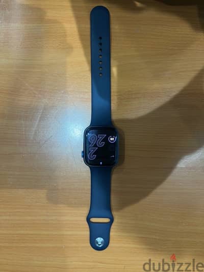 apple watch series 7 45mm blue aluminum case in a very good condition