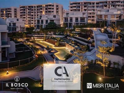 With a 10% discount, own an apartment for sale with immediate delivery and a 10% down payment in the heart of the capital. Management with Misr Italia