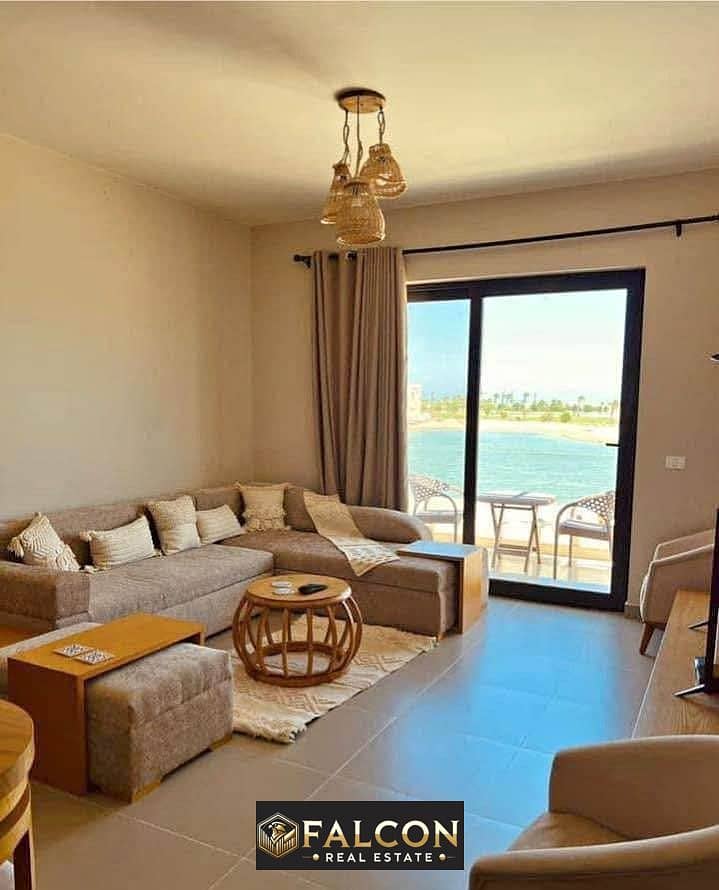 A chalet ready to move in the heart of Ain Sokhna with a sea view, with installments over 3 years 0