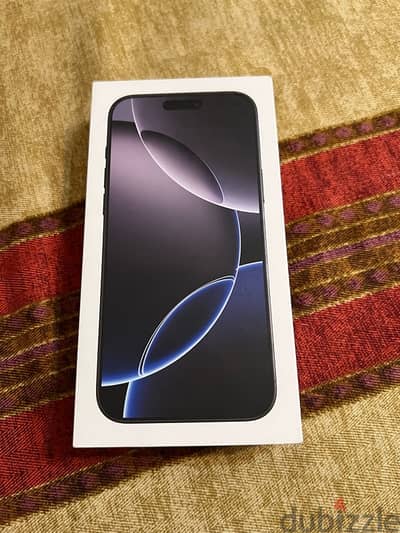 I phone 16 pro max 265G black titanium