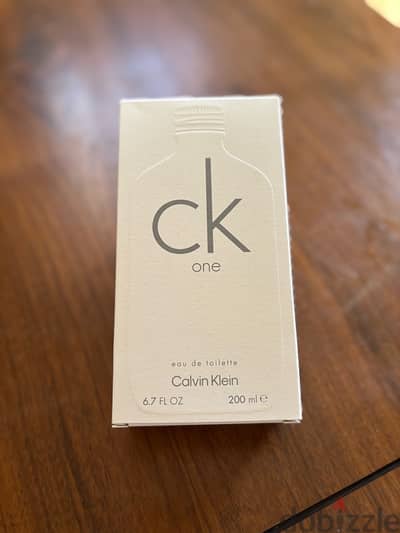 Calvin Klein One EDT 200ml sealed Receipt available