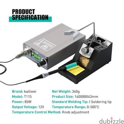 كاوية لحام نانو احترافية ذكية بدرجة حرارة ثابتة KaiLiwei T115