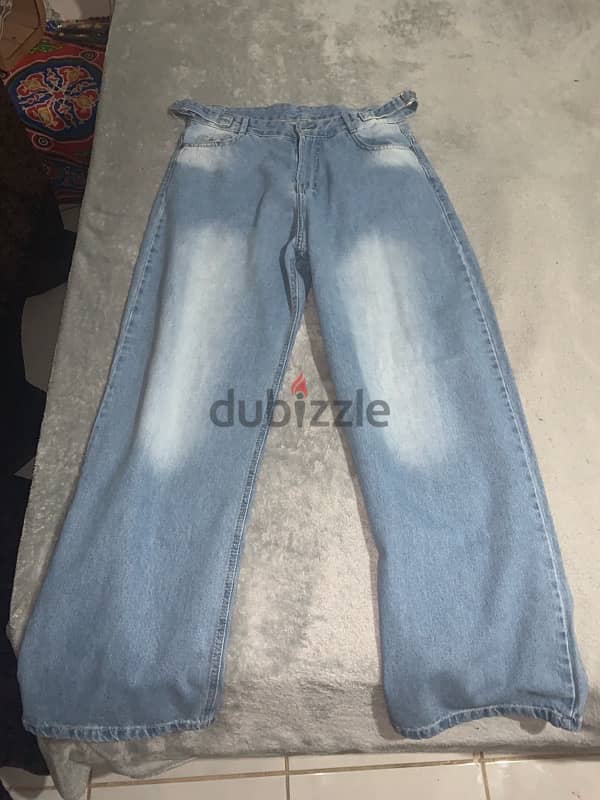 ice baggy denim jeans 1