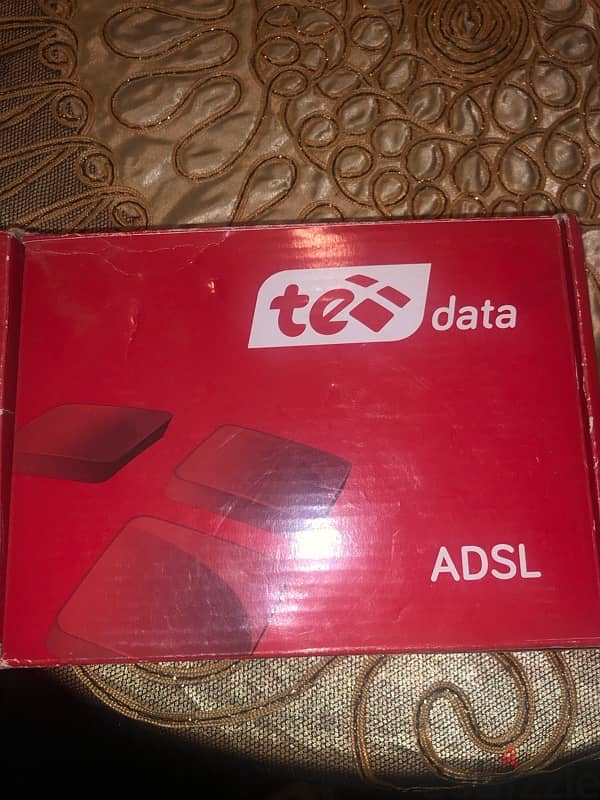 راوتر te data جديد بكل مشتملاته 0