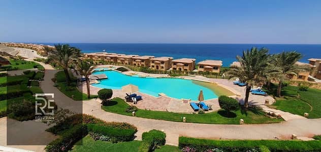 chalet Two-bedroom for sale in Ain Sokhna, with a distinctive sea view, in Sakna Village, next to Porto Sokhna Direct