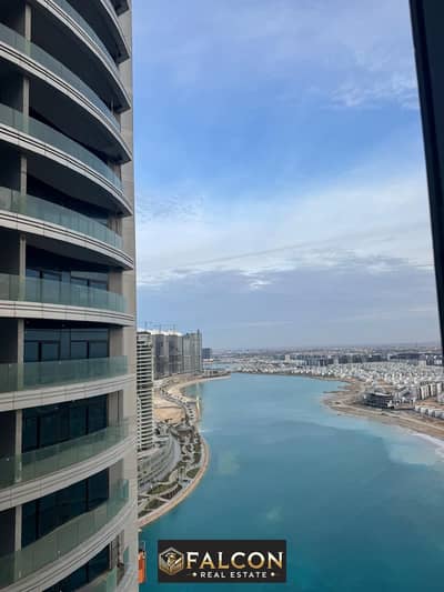 VIP Royal Suite Hotel Apartment in El Alamein Towers, immediate delivery, with a fantastic and distinctive view of El Alamein and the entire El Alamei