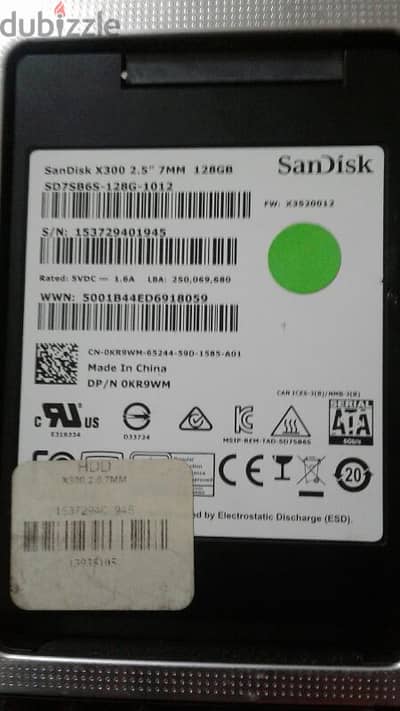 هادر ssd 128g وتحويلة للاب