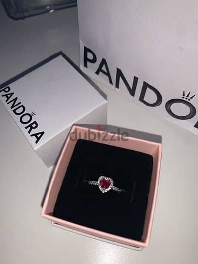 pandora  eleveated heart ring