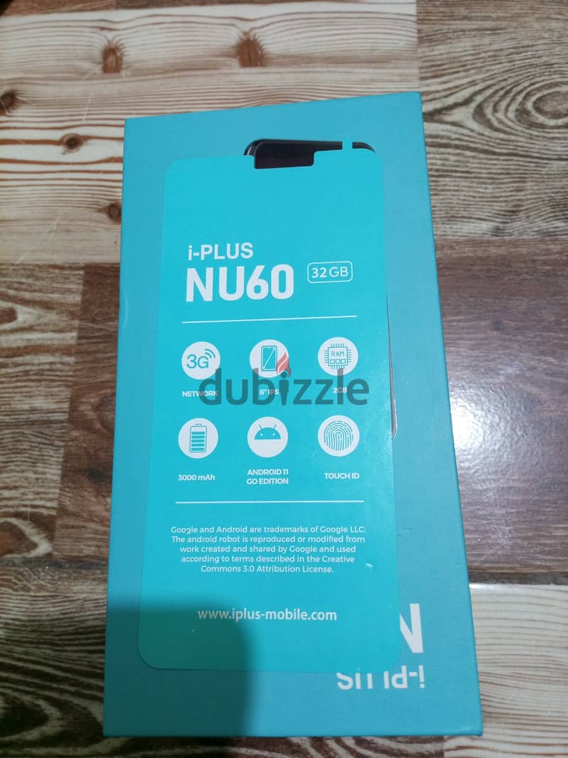 جوال i-plus NU60 جديد بالكرتونه استعمال شهر فقط 1