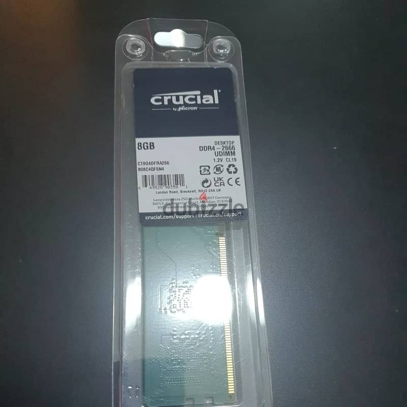 2*8GB Crucial 2666mhz ddr4 Ram 2