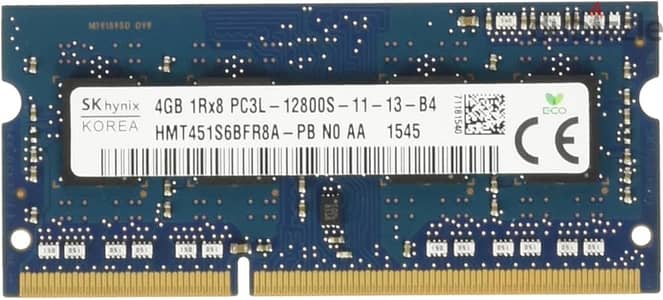 4GB RAM DDR3L 1600mghz