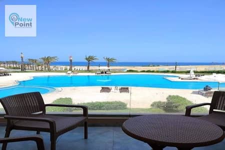 Receive immediately a fully finished two-bedroom chalet + SEA VIEW in The Groove in Ain Sokhna