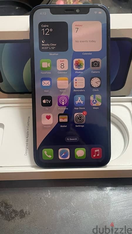 iPhone 12 حاله ممتازه واتربروف 64 GB 2