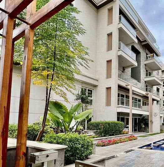 Apartment for sale Ready to move corner, with a distinctive view of green spaces, in the heart of the Fifth Settlement, on the Middle Ring Road 0