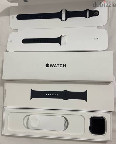 Apple Watch SE Midnight Aluminum Case-Midnight Sport Band-44mm-GPS