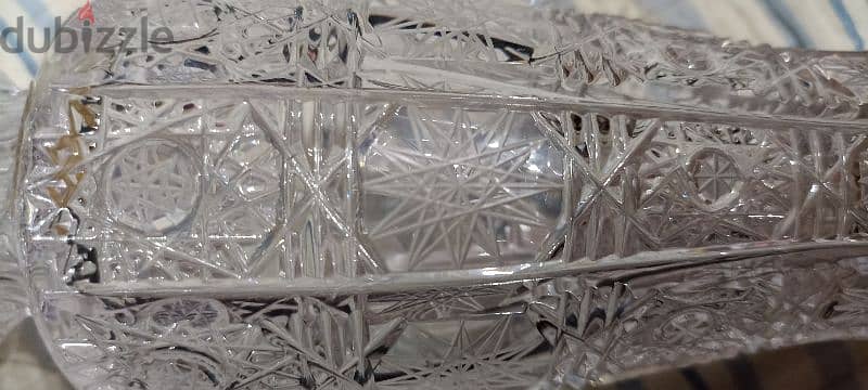 Bohemian szech crystal vase ڤازة ( مزهرية ) كريستال بوهيمي تشيكي 4