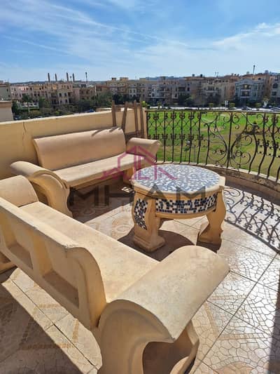 Furnished studio for rent with a roof in South Academy, Open View, Fifth Settlement - New Cairo