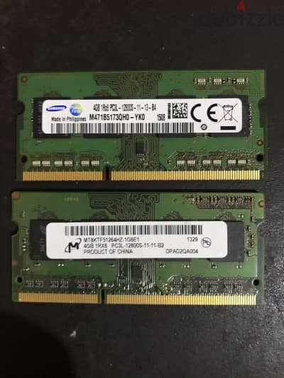 4gb x2 ddr3 ram SO-DIMM for laptop