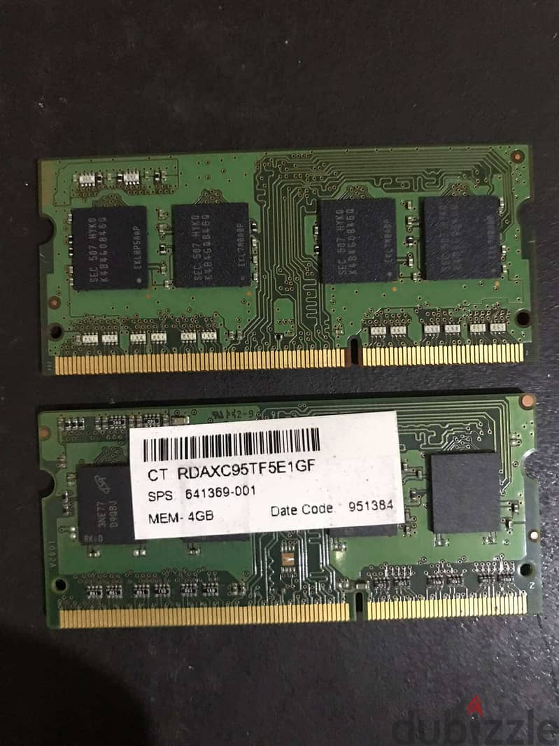 4gb x2 ddr3 ram SO-DIMM for laptop 1