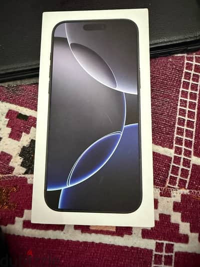 iphone 16 pro max 256 Balck new no active salled 0%