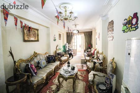 Licensed apartment for sale, 100 square meters, in Ibrahimia, second block from Abu Qir Street - 2,600,000 cash