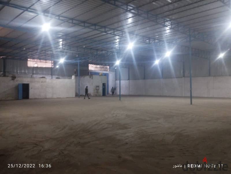 Hangar for rent, 1,200 m² Inshas Industrial Zone, New Obour City 0