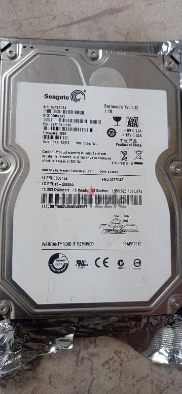 seagate Barracuda 7200.12 1TB 2