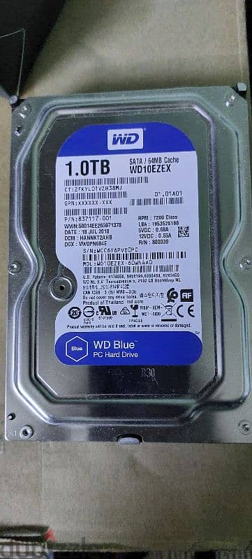 Hard disk 1 TB WD Blue