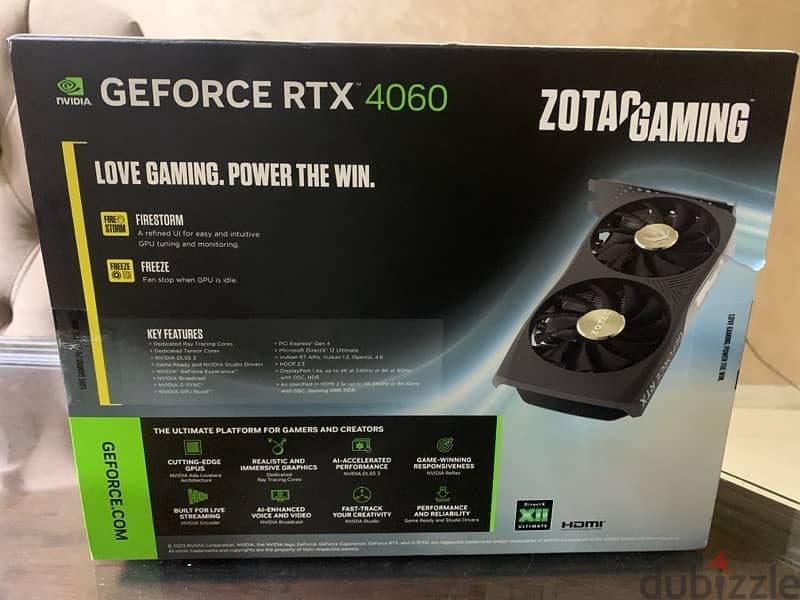 ZOTAC GAMING GeForce RTX 4060 Twin Edge 8GB 1