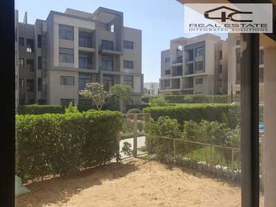 With down payment and installments for sale fully finished studio with garden at the lowest price in the market in Fifth Square