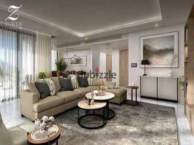 Apartment for immediate delivery, fully finished with air conditioners and kitchen, in Zed west , Sheikh Zayed