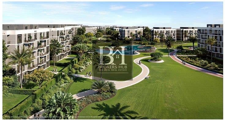 Apartment for sale in a landscaped garden from the heart of Sheikh Zayed, behind the Shooting Club, mall of arabia in ONE33, with installments 10 y 0