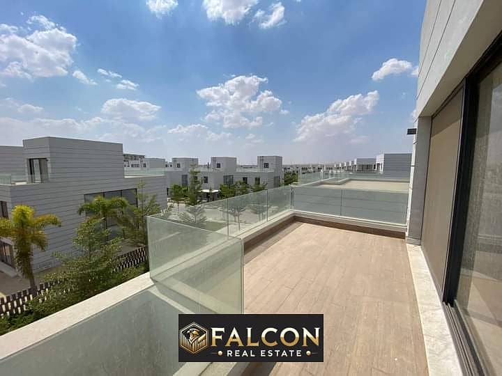 For sale, a penthouse apartment with installments over 10 years in the most distinguished location in the Sixth Settlement in Patio Vida 0