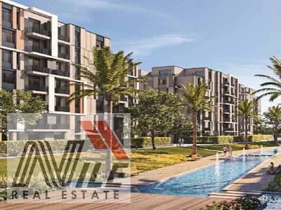 شقة متشطبة بالتكييفات للبيع فيو لاندسكيب بسعر مميز في كمبوند سوان ليك  ريزيدنس حسن علام Swan Lake Residance