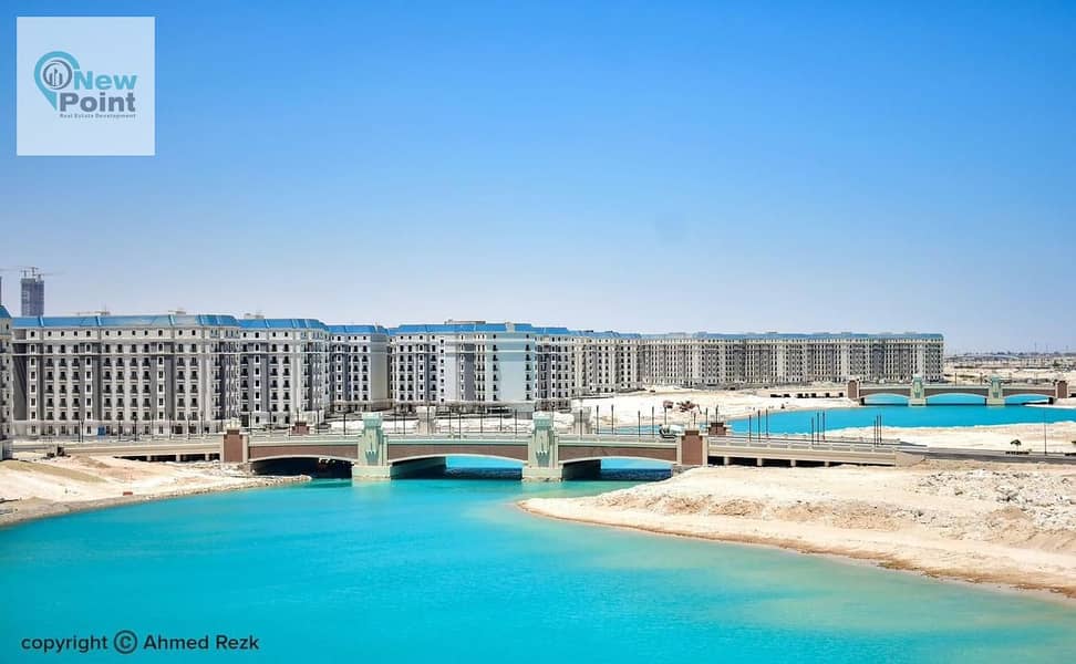 Apartment for sale, SEA VIEW, fully finished, immediate delivery, 5% down payment and installments up to 10 years, in the Latin Quarter, El Alamein | 0