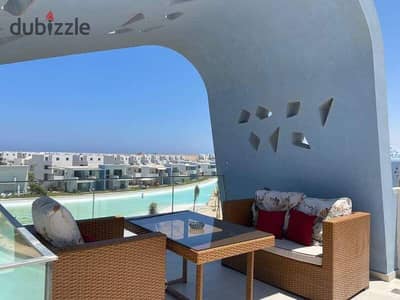 شاليه sea view مقدم5%وقسط لحد10سنين متشطب بالكامل في راس الحكمه  | سولت الساحل الشمالي Salt North Coast