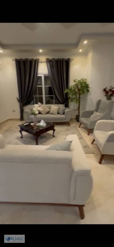 Furnished apartment for rent in the Fifth Settlement in Narges 3 villas 4 master rooms