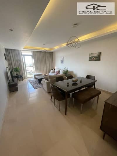 The lowest price for sale apartment fully furnished with ⁠Kitchen with all appliances and ac/s bua 132 m in Cairo Festival City