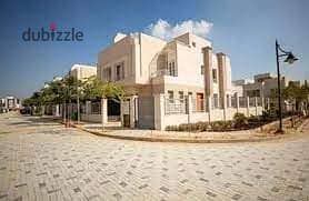 Standalone villa for sale fully finished 322m land area 473m lowest price in Atrio Compound in Sheikh Zayed on the main El Nozha Street, next to Hyper