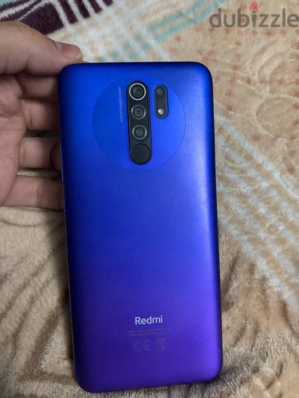 هاتف Redmi 9 استعمال خفيف بالكرتونه مفوش خدش 1