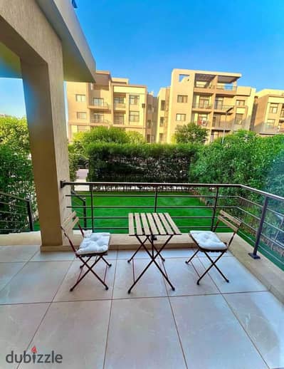 View and receive a fully finished ground floor apartment with ultra-luxury finishes in a garden with a down payment and equal installments. In Al Mara